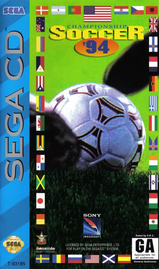 Обложка игры Championship Soccer '94
